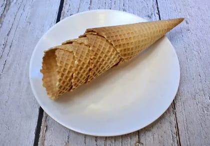 Empty Waffle Cone
