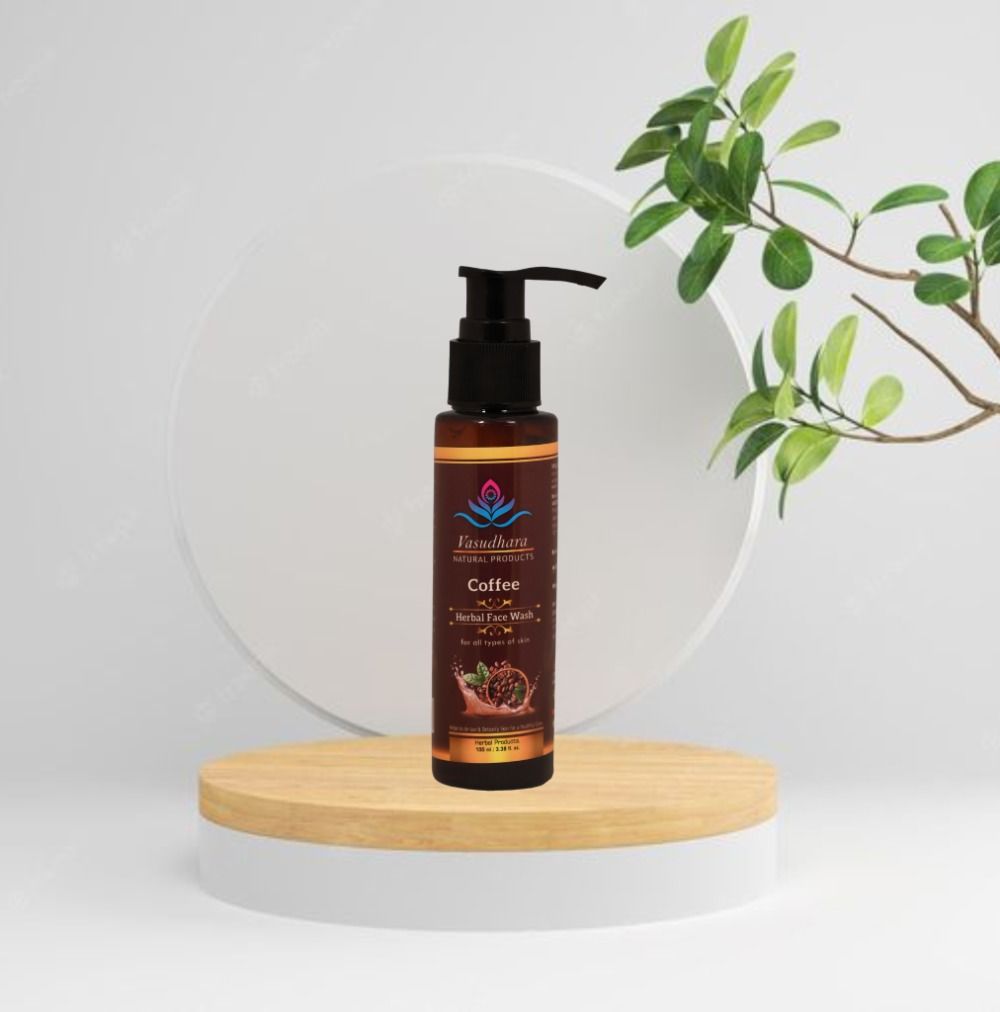 Coffee Herbal Face Wash for All Skin Types, 100 ml