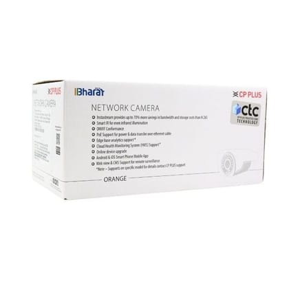 CP PLUS CP-UNC-TA41L3C-D-LQ, 4MP Dual Light IP Bullet Camera | Built-in Mic, IP67, POE, STQC APPROVED, 2 Year Warranty (3.6 mm)