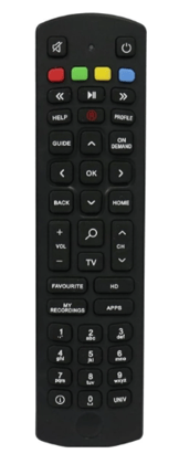 Jio remote no.1097 Compatible for Jio Fiber Set Top Box Remote Control (Non Voice Remote)