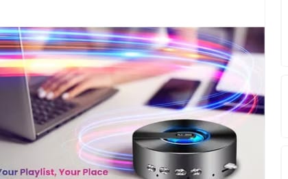 Clavier Pluto Portable Bluetooth Speaker, 10 Bluetooth Speaker 10 Bluetooth Laptop/Desktop Speaker  (Black, 5.23 Channel)