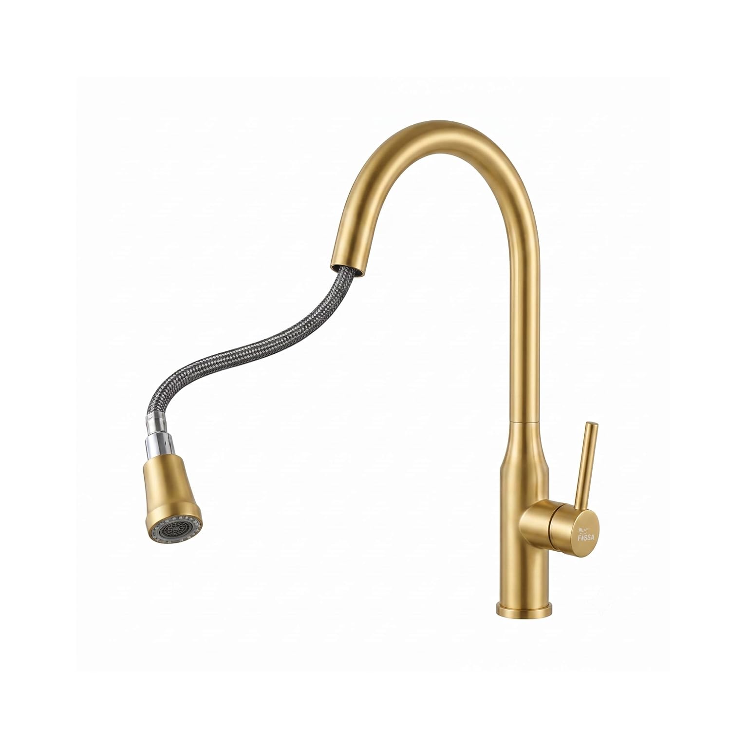 Omega Single-Flow 360° Hot & Cold 304 Stainless Steel Kitchen Mixer Faucet gold