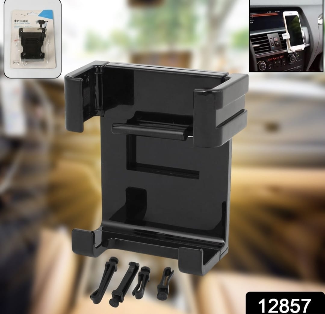 DHRUVINSRI Car Mobile Holder – Secure Air Vent & Dashboard Mount