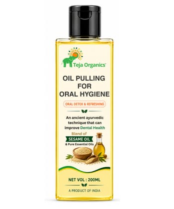 Oil Pulling For Oral Hygiene | Cold-pressed Unrefined | Sesami Oil | Oral Detox & Refreshing | An ancient ayurvedic technique that can transform Dental Health
