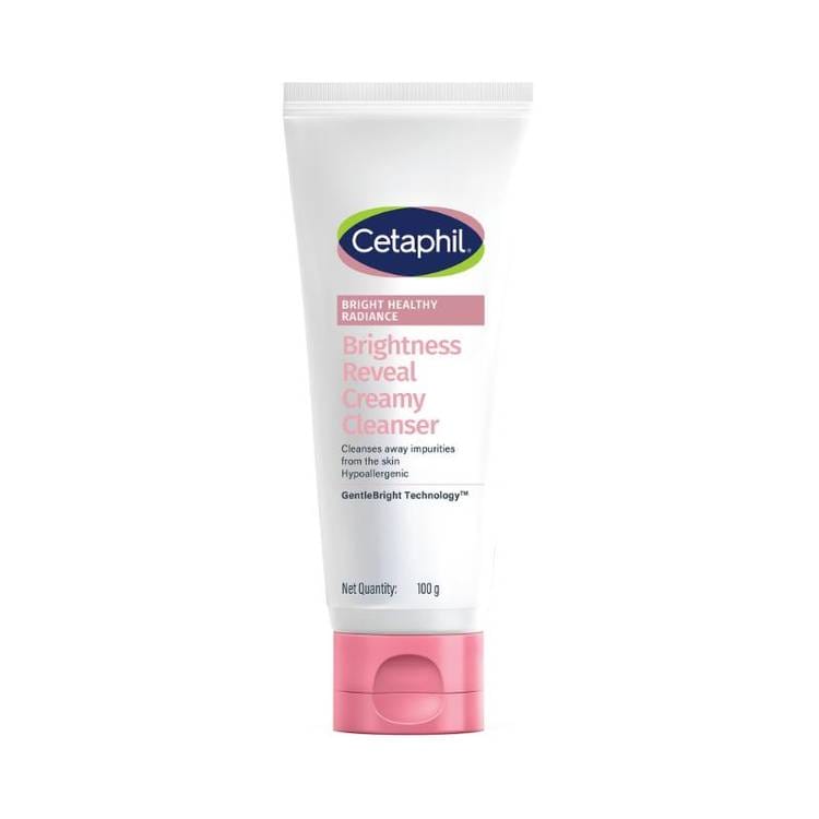 Cetaphil BHR Brightness Reveal Creamy Cleanser Cream To Foam Texture (100g)