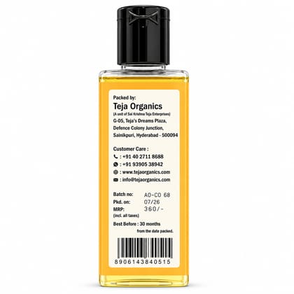 Pure Almond Oil 100ml | Pure Almond Oil | Cold-pressed Unrefined | One of the most popular oils for Skin & Hair care | Full of Vitamin A, D & E | Nourishing Fatty Acids & Minerals