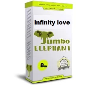 INFINITY LOVE 8 inch jambo dragon condom