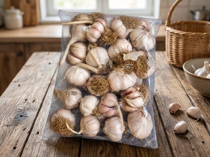 Darhal FPO Fresh Garlic - 1kg Pack