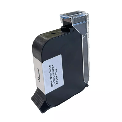 General IQ800 Plus-N Black Solvent Printer Ink Cartridge | 12.7mm Black Ink Cartridge for TIJ Printers