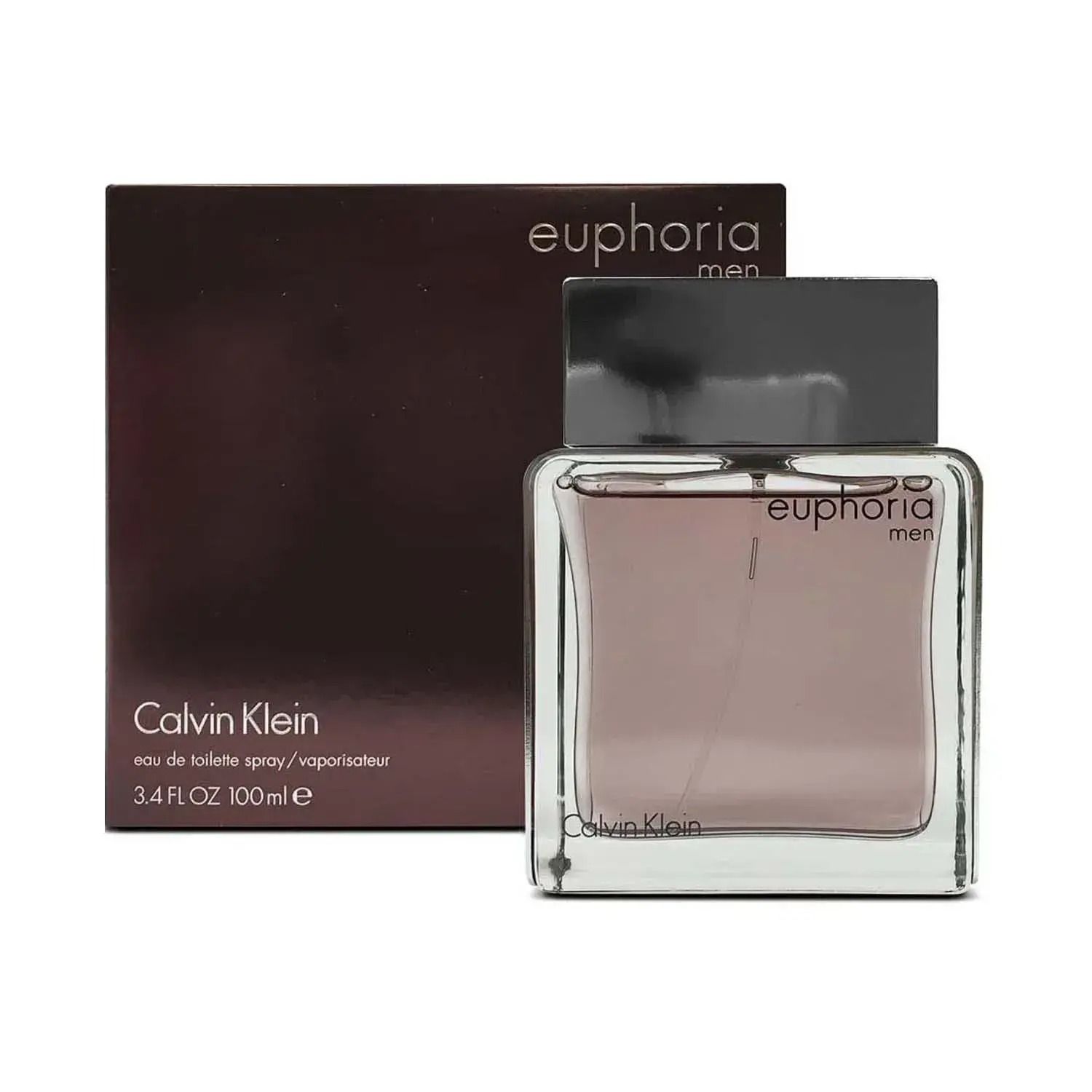Calvin Klein Euphoria Eau De Toilette 100ml for Men Premium Luxury Long Lasting Fresh Spicy Woody Aromatic Modern Designer Fragrance