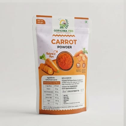 Carrot Powder - 100 gm