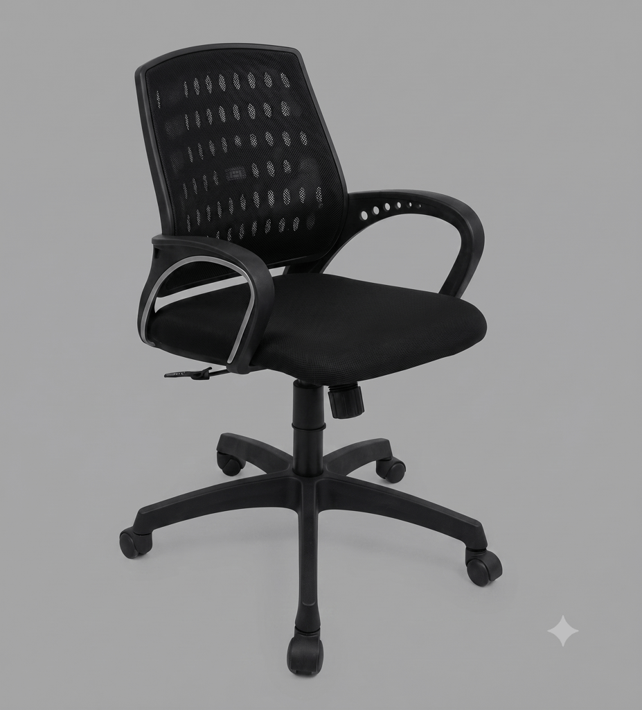 Ergonomic Mesh Back Office Chair with Adjustable Height