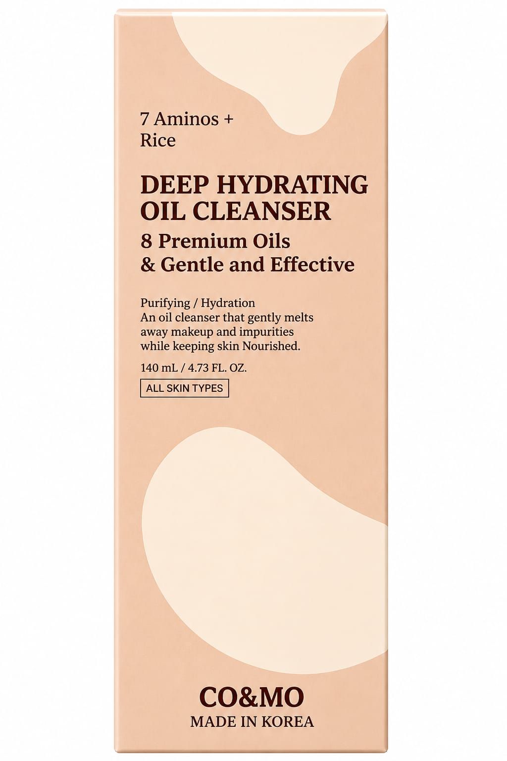 Co&Mo 7 Amino + Rice Deep Hydrating Oil Cleanser 140ml