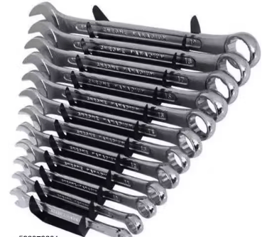 12 Piece Combination Wrench Set – High Quality Chrome Vanadium Steel Chabi and Spanner Set