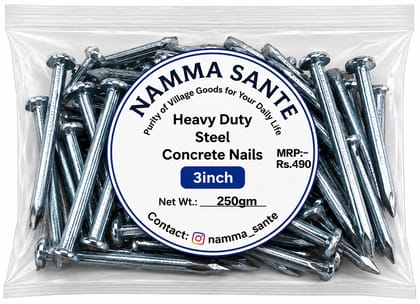 Heavy Duty Steel Concrete Nails 3 Inch | Concrete Nails | Steel Nails | Cement Nails | Masonry Nails Heavy Duty Steel Concrete Nails 3 Inch | Concrete Nails | Steel Nails | Cement Nails | Masonry Nails