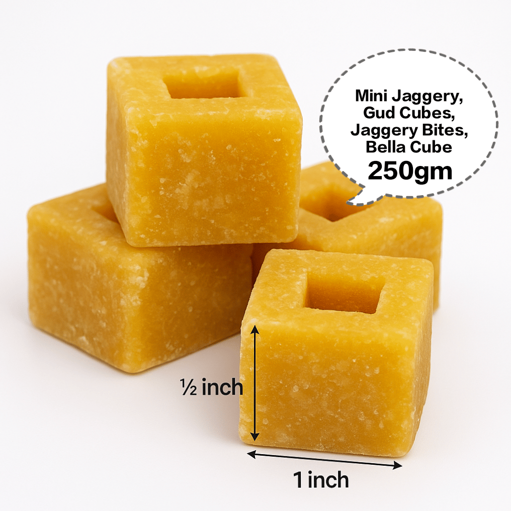 Mini Jaggery, Gud Cubes, Jaggery Bites, Bella Cubes, Gurh Pieces