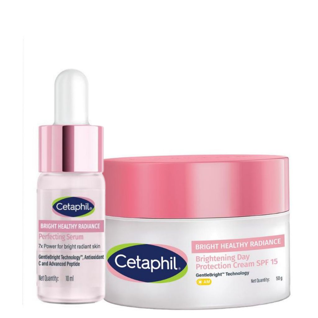 Cetaphil Skin Brightening Day Routine Pack Combo (10ml+50gm) Pack of 2