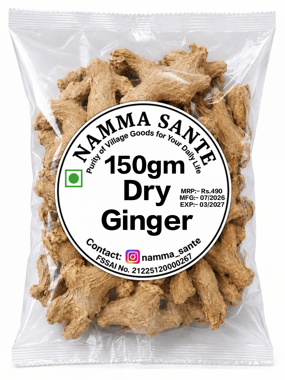 Dry Ginger / Sonth / Sukha Adrak / Shunti