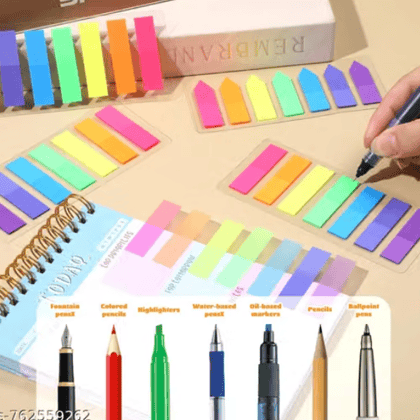 1400 Pcs Book Page Marker Sticky Tabs