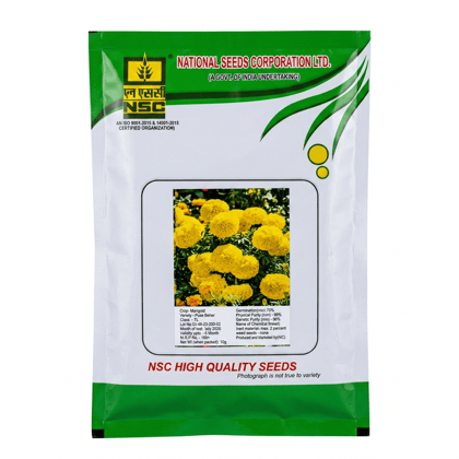 NSC MARIGOLD VARIETY-PUSA BAHAR T/L -10GM PACKING FLOWER SEEDS 