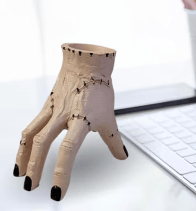 Thing Hand Table Organizer Realistic Scary Hand Pen Holder & Cosmetic Organizer