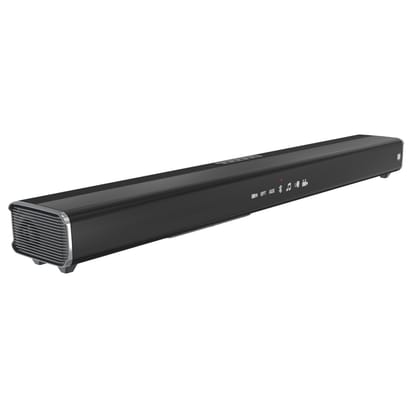 Portronics Sound Slick IV 120W Bluetooth Wireless Soundbar with Inbuilt Woofer, LED Display, 3.5mm Aux in, USB Pen Drive Input, Optical Input Port, Loud & Clear Sound