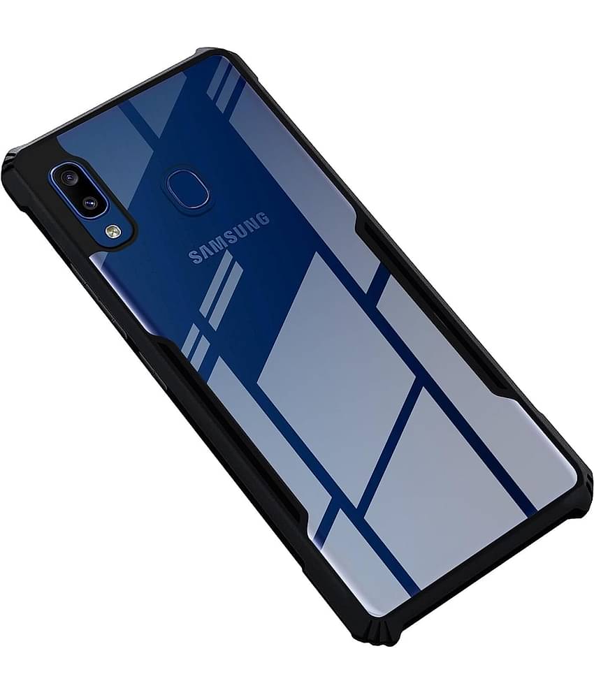 VAKIBO Plain Cases Compatible For Rubber Samsung Galaxy A20 ( Pack of 1 )