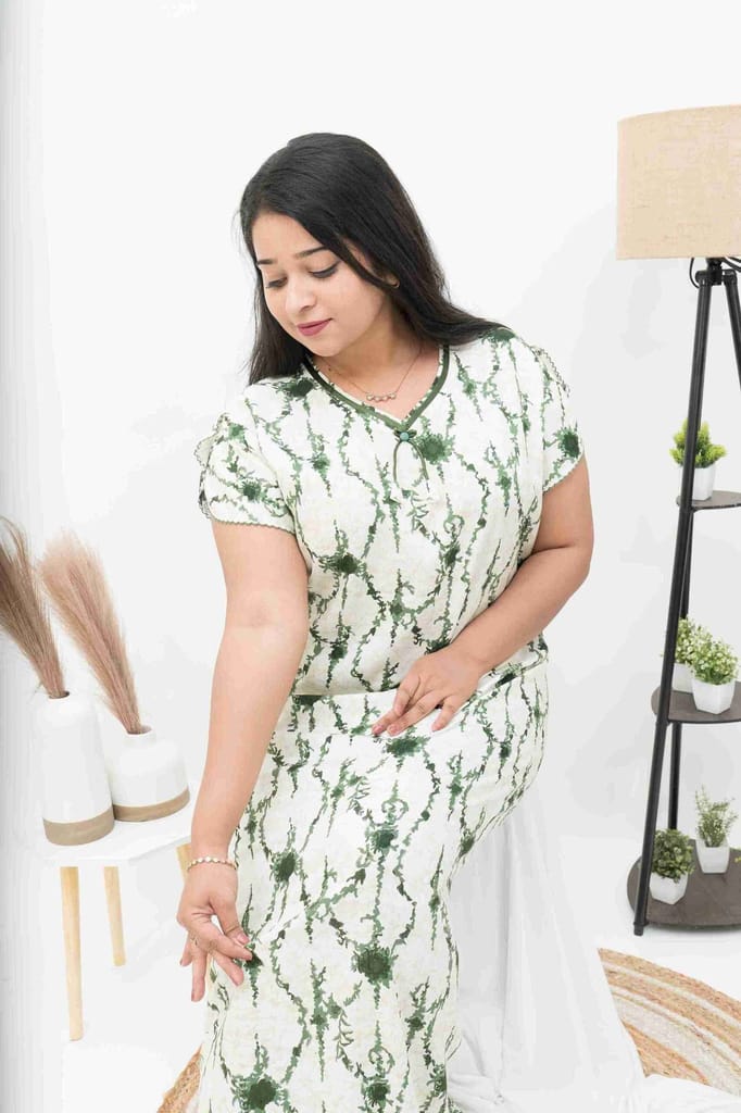 Trendy Women Rayon Maxi Nighty for Modern Women 2025 at ShopCircuit | ONDC