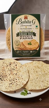 Babita G Homemade Urad Dal Papad