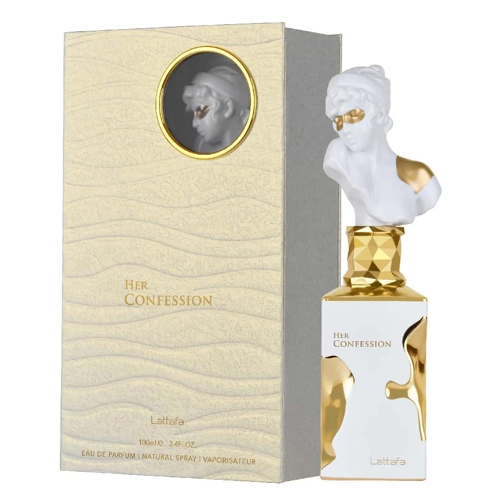 Lattafa Her Confession EDP 100ml for Women Luxury Long Lasting Floral Vanilla Woody Sweet Elegant Feminine Perfume