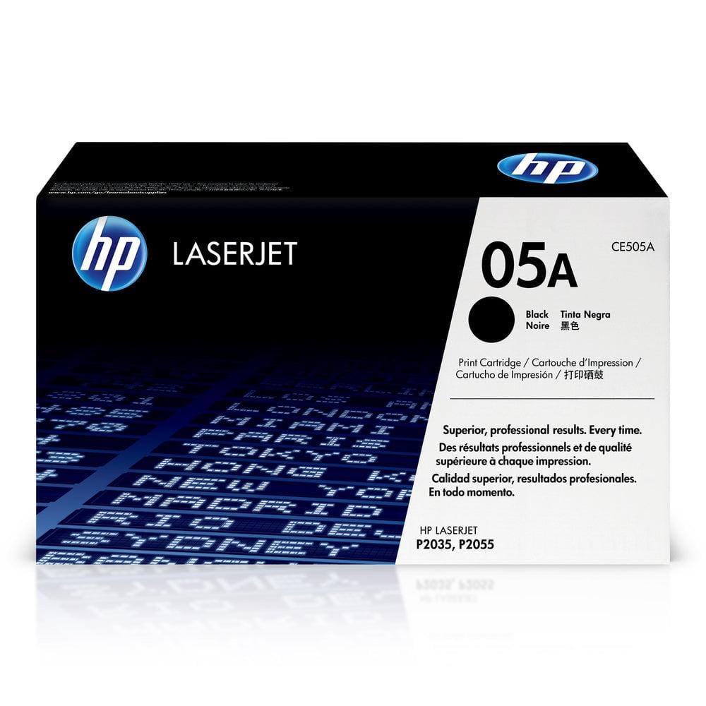Hp 05a Black Original Laserjet Toner Cartridge (ce505a)