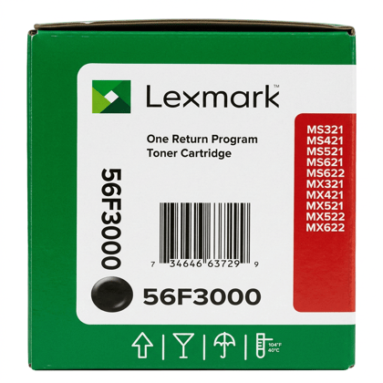 Lexmark 56f3000 Black Toner Cartridge
