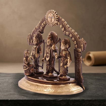 Moradabad Metal Craft Ram Darbar Super Fine Brass Statue