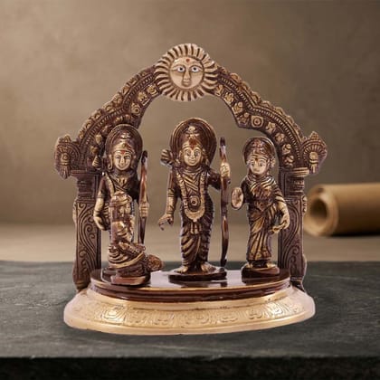 Moradabad Metal Craft Ram Darbar Super Fine Brass Statue