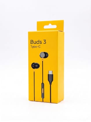 Wired Earphones for Realme Wired USB-C Buds 3 โ Type-C in-Ear Headphones with Mic, Crystal Clear Sound & Bass, Compatible with Realme GT Neo 6, 12x, 11 Pro+, Narzo 60 Series 1 Year Warranty Wired Earphones for Realme Wired USB-C Buds 3 โ Type-C in-Ear Headphones with Mic, Crystal Clear Sound & Bass, Compatible with Realme GT Neo 6, 12x, 11 Pro+, Narzo 60 Series 1 Year Warranty
