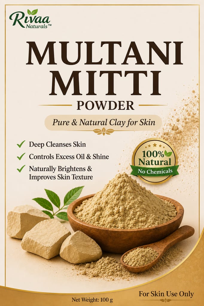 Rivaa Naturals Multani Mitti Powder