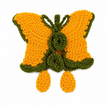 Handmade Crochet Laddu Gopal Dress Set – Yellow & Green Premium Woolen Outfit for Bal Gopal Ji | M/S STYLE MOMENTS & GIFT COLLECTION