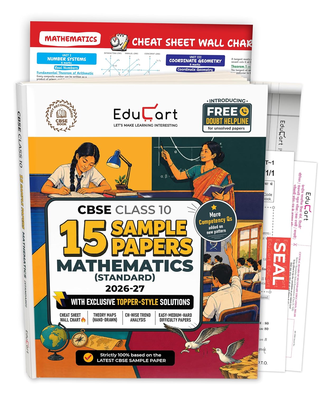 Educart CBSE SAMPLE PAPER MATHEMATICS STANDARD CLASS 10 2026-2027