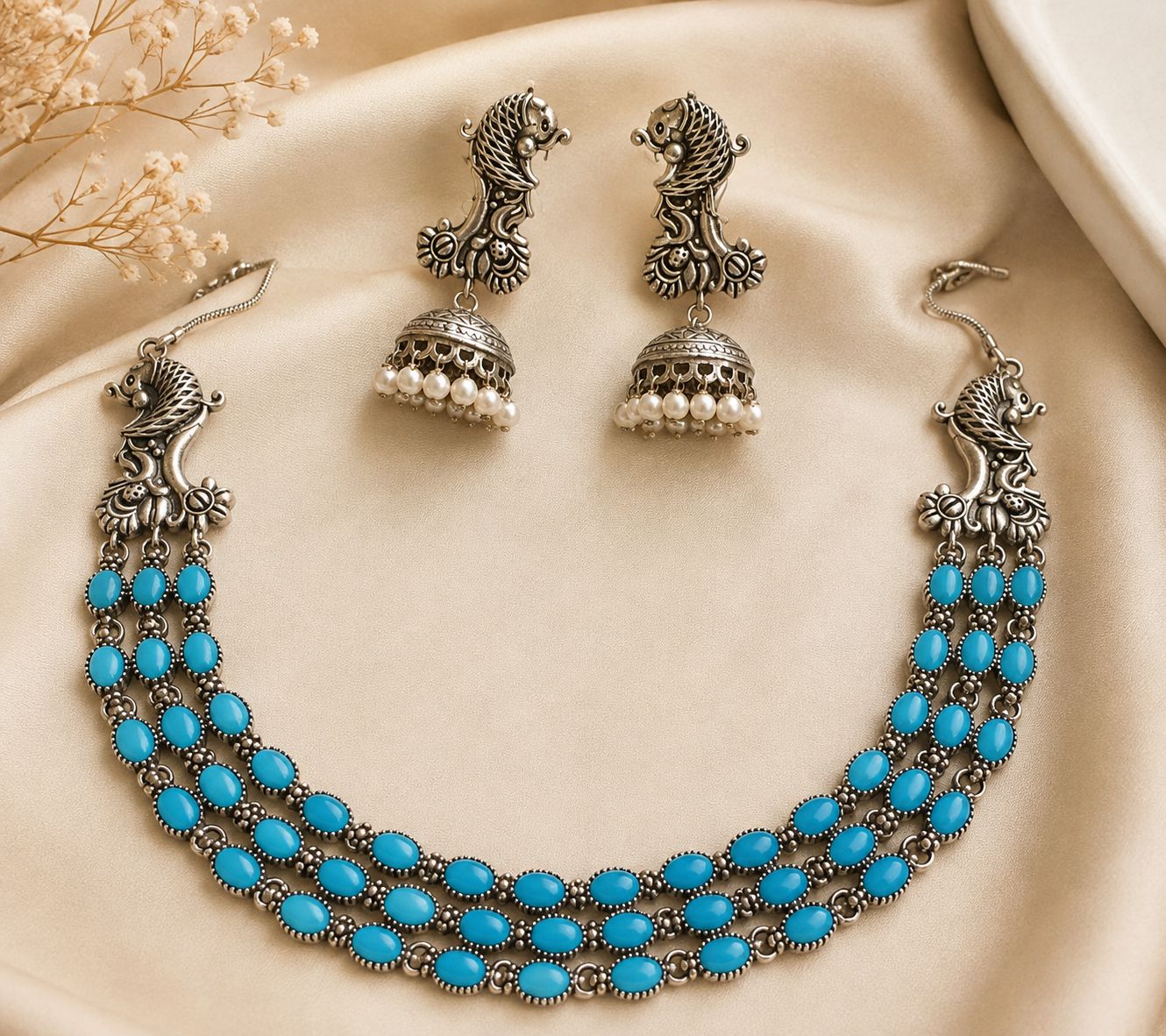 Glamvila Neel Tarang Jewellery set