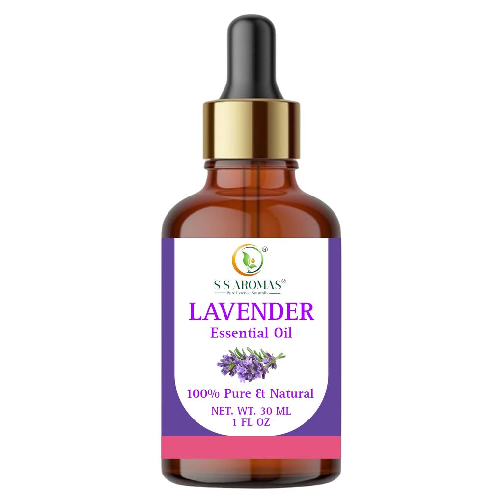 S S AROMAS Lavender Essential Oil 100% Pure & Natural 30ml