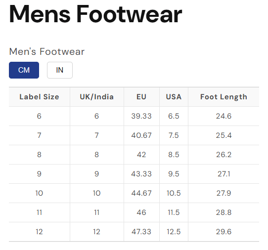 Size Guide