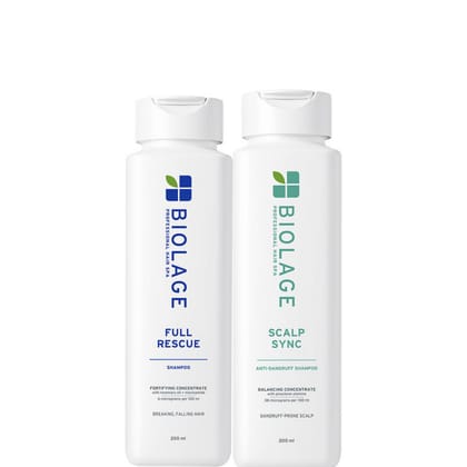 Biolage FULL RESCUE + SCALP SYNC shampoo Combo (200ml each) Pack of 2