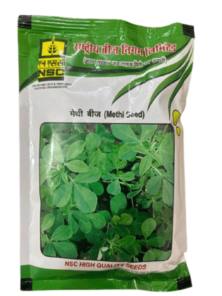NSC METHI VARIETY-PUSA EARLY BUNCHING T/L -100GM PACKING NSC METHI VARIETY-PUSA EARLY BUNCHING T/L -100GM PACKING
