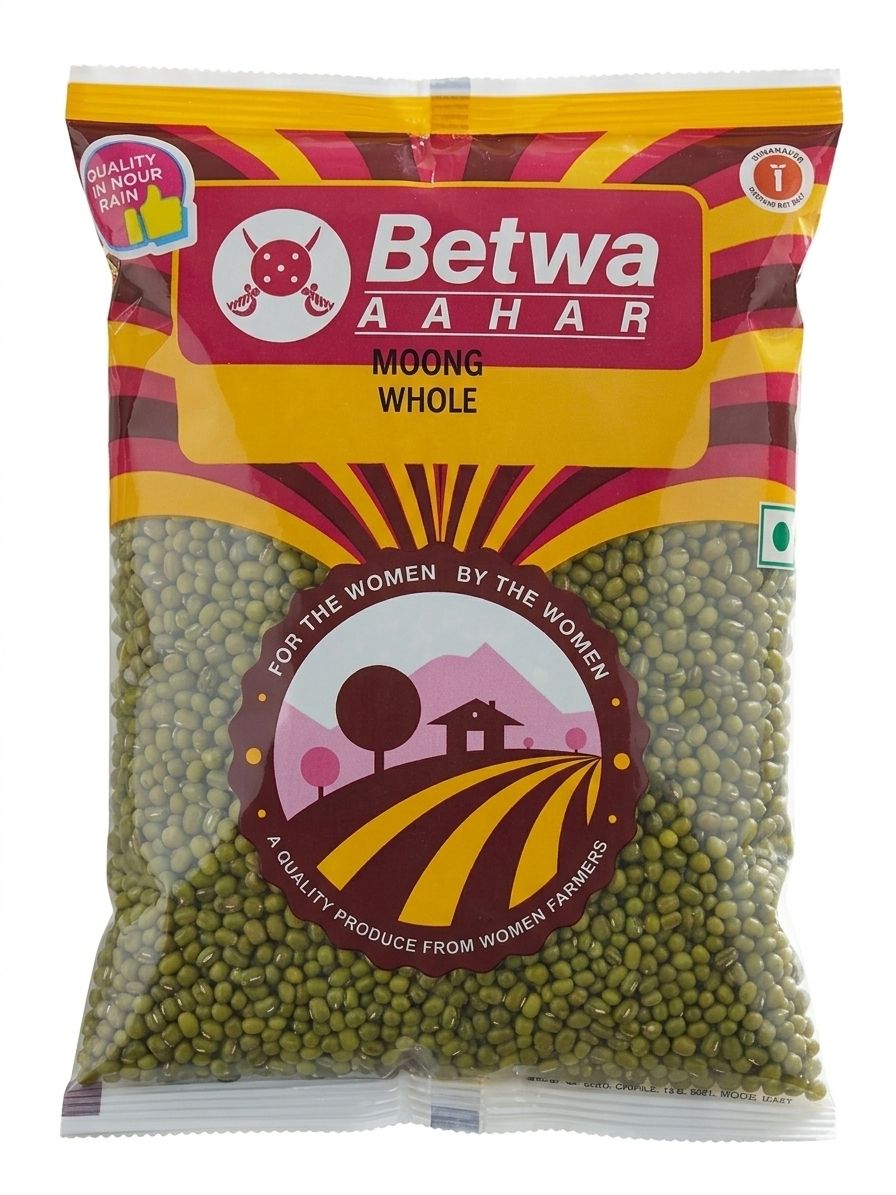 Betwa Aahar Moong Whole 450 gm