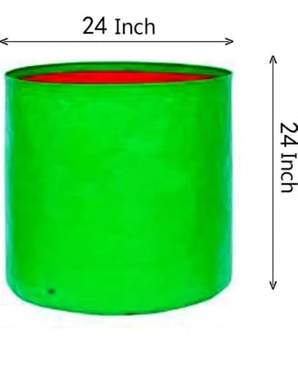 24x24 Inch Green Fabric Grow Bag for Fruits & Vegetables