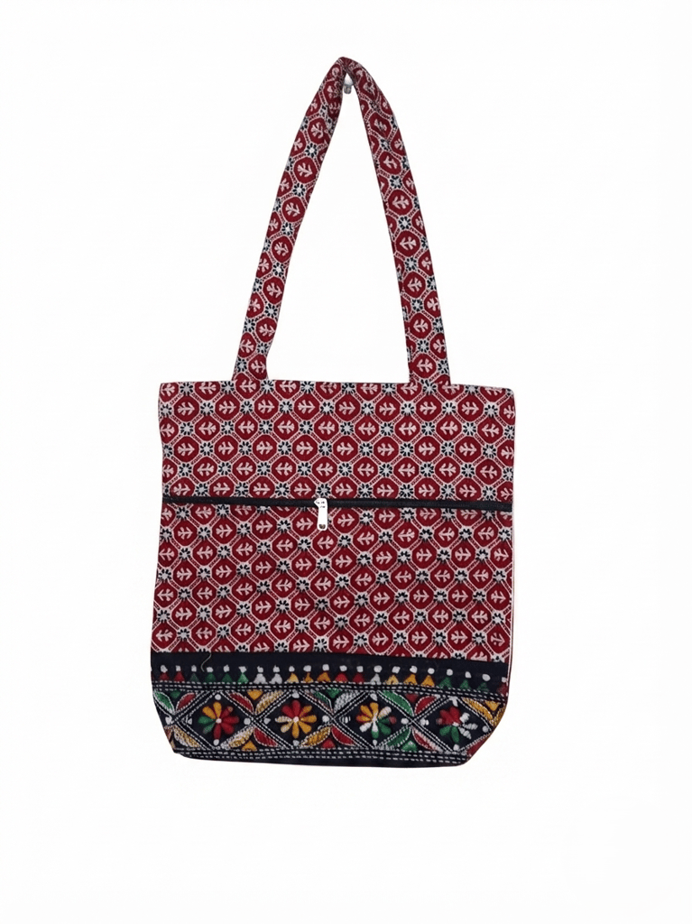 COTTON PRINTED KANTHA BAG - Handbags | Buy online on ZillyBuy