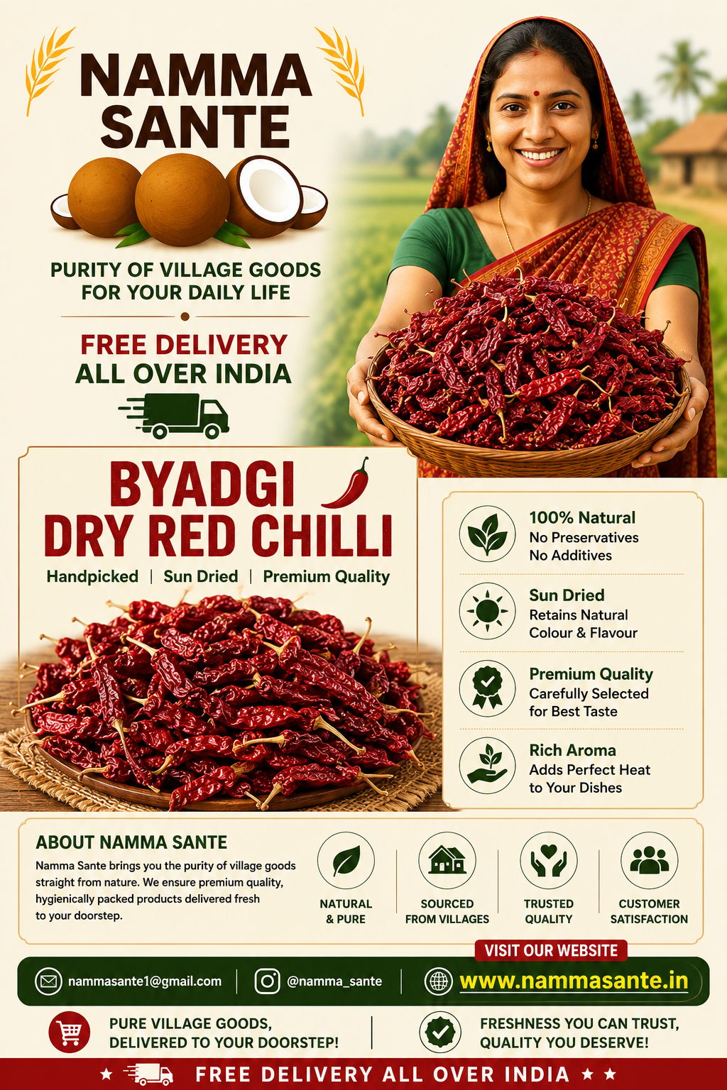 Byadgi Dry Red Chilli | Sukhi Lal Mirch | Ona Menasinakayi | Endu Mirapakaya | Kaayndha Milagai | Sukya Lal Mirchya