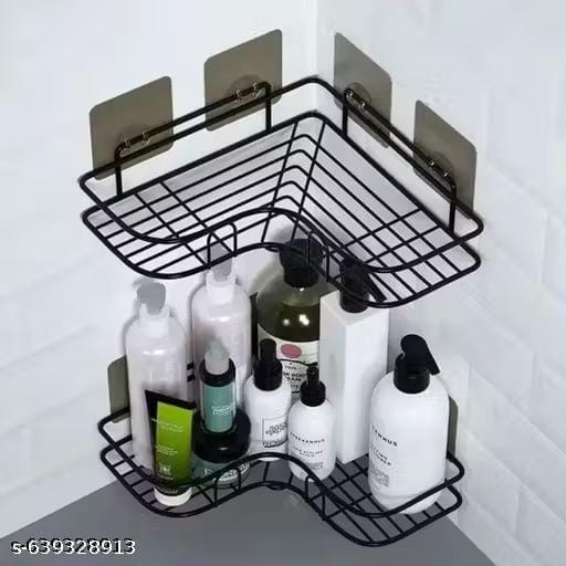 No-Drilling Bathroom Corner Shelf Pack of 2 - Bundle of 2