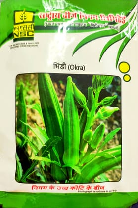 NSC Bhindi (Okra) AA Variety Seeds - 50g Packet