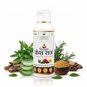 Herbal Kesh Raj Hair Oil Combo Pack of 1 (100ml) | Ayurvedic Herbal Hair Oil with 21 Himalayan Herbs | Hair Fall Control and Hair Growth | Suitable for Men & Women